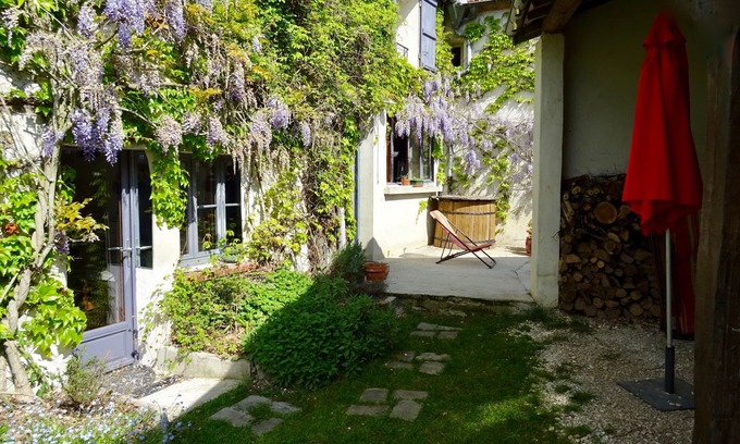 Verdelot Casa | Encantadora casa de pueblo, acogedora, jardín, confortable, a 1 hora de París