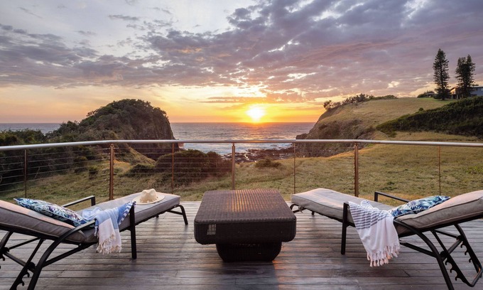 Scotts Head Casa | Absoluta casa de playa frente al mar con terraza masiva - familiar y con perros