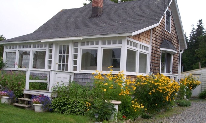 Bass Harbor Cabaña | Aisling Cottage - Harbor vistas desde cada habitación