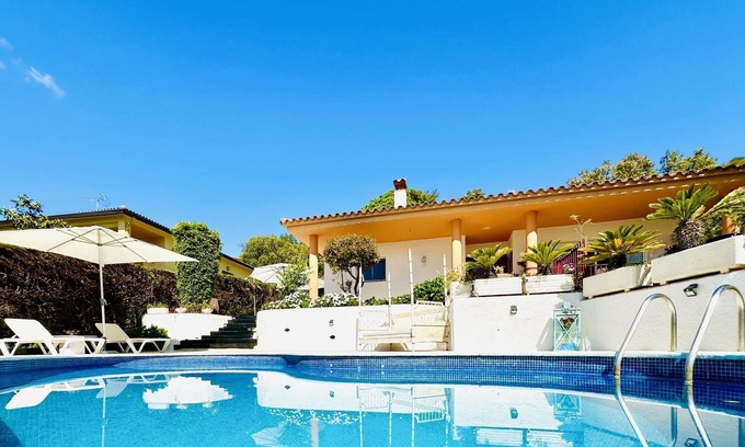 Santa Cristina de Aro Villa | Aitana CostaBravaSi - Piscina, BBQ, Chill-out