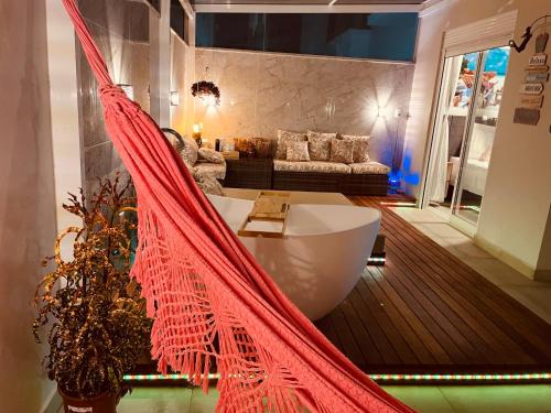 Governador Celso Ramos Apartamento | Apartamento Exclusivo a 600m da Praia de Palmas Piscina Banheira de Imersão aquecida rede