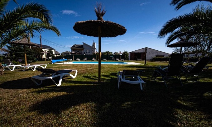 Valdés Cabaña | Apartamento para 4 personas con piscina, jardín y WIFI