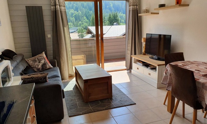 La Chapelle-d'Abondance Apartamento | Apartment T2 300m from the Panthiaz cable car 4 pers 40m2