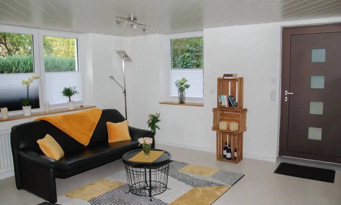 Kappel Apartamento | Apartamento 'Ferienwohnung Christel' con terraza privada, jardín privado y Wi-Fi