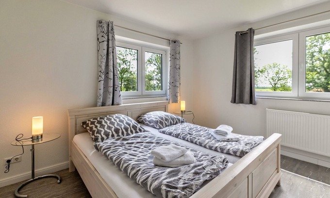 Neugalmsbull Apartamento | Apartamento 'Föhr' con jardín compartido y Wi-Fi