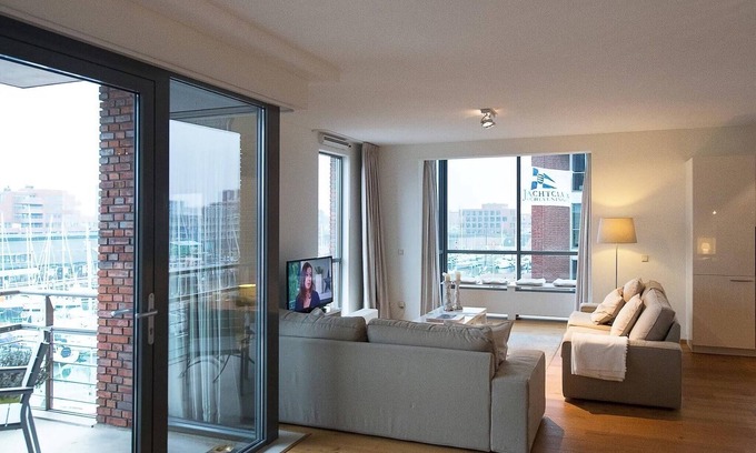 Vissershaven Apartamento | Appartamento con vista sul porto di Scheveningen