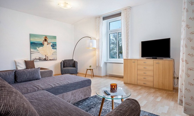 Muritz Apartamento | Apartamento 'Landhaus 5' con jardín compartido, balcón y Wi-Fi