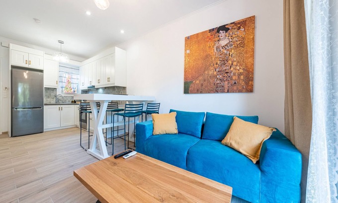 Notos Apartamento | Apartamento 'Poseidon Garden View' con balcón, Wi-Fi y aire acondicionado