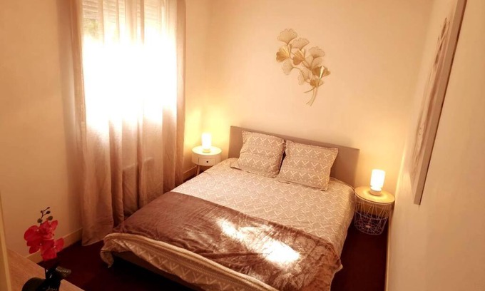 Evreux Apartamento | App 2 - T2 Lumineux et Jardin Hyper-Centre 5min de la gare