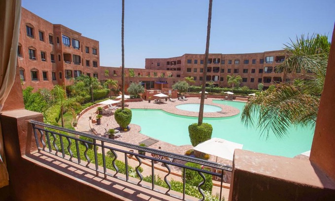 Palmeraie Apartamento | Appartement luxueux au cœur du palmier de Marrakech - Vue piscine
