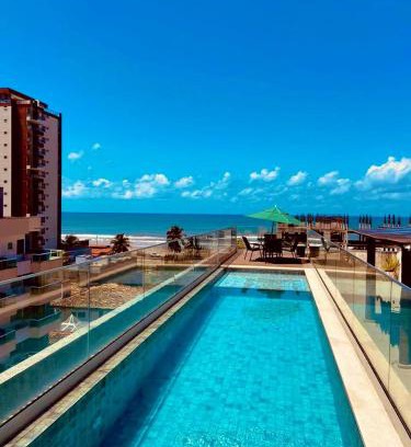 Ilheus Apartamento | Apt 2 quartos com Vista Mar Piscina e Varanda 200 m da Praia Ilheus BA