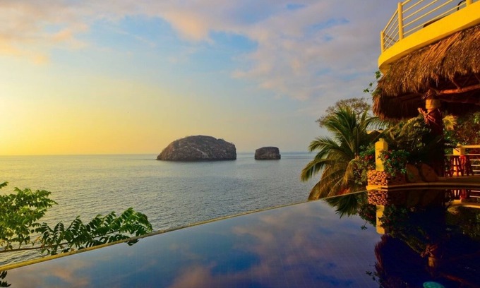 Zona sur Villa | Casa Azul Profundo-Villa de lujo frente al agua - 15 habitaciones, personal completo