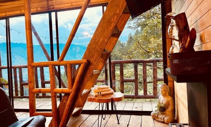 Medellin Cabina | Bamboo lodge Vista privilegiada a las montañas