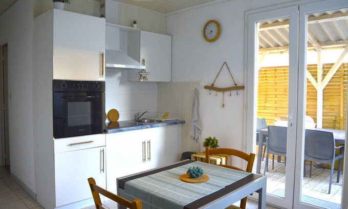 Gruissan Chalet De Esquí | Bas de Chalet Clôturé Idéal Familles Avec Enfants