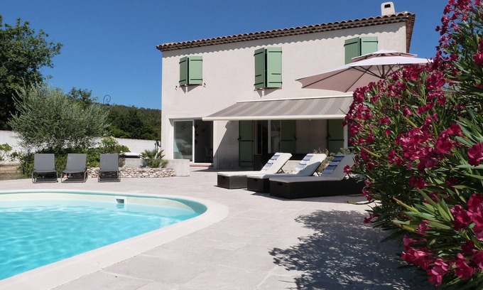 Nans-les-Pins Casa | Bastide cerca de golf - piscina climatizada (de abril a octubre)
