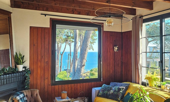 Saint-Quay-Portrieux Casa | Casa frente al mar con spa todo el año.