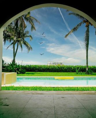Antón Lizardo Apartamento | Beachfront house Private beach Pool 6 people