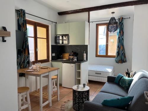 Biot Apartamento | Beau studio tout équipé dans le centre historique