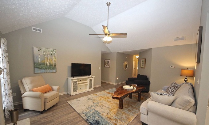 Peachtree City Casa | Hermoso 3BR + 2BA con carrito de golf en PTC central