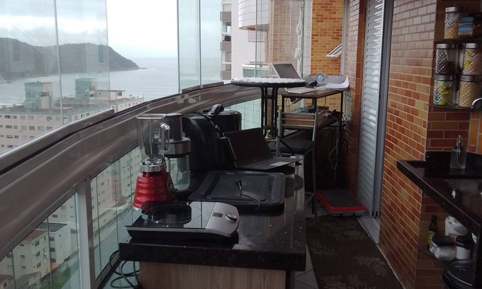 Canto do Forte Alquiler De RV | Beautiful apartment with wonderful views of Praia do Forte