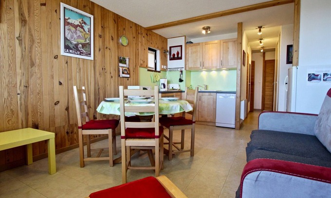 Chamrousse Apartamento | Hermoso apartamento luminoso con balcón, cerca de pistas y comercios en Chamrousse