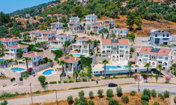 Sarigerme Villa | Hermosa villa con piscina y vistas privadas, puede ir andando a la ciudad.