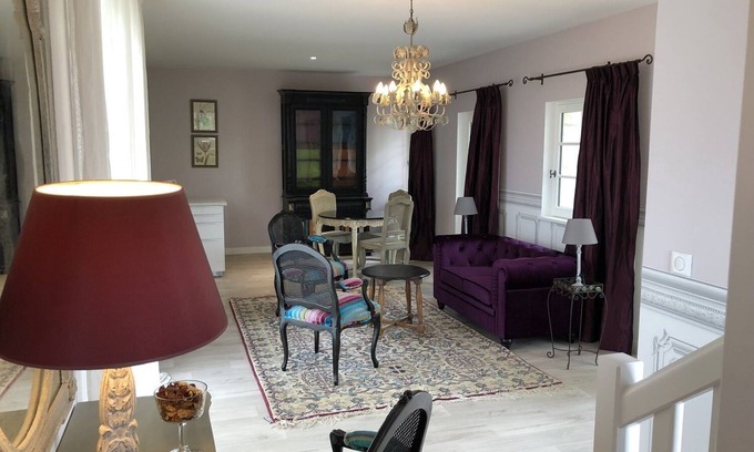 Azay-le-Rideau Casa | Hermosa casa de campo dúplex con terraza en la piscina Azay le rideau