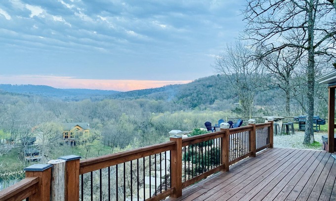 Norfork Casa | Beautiful home overlooking the river. Rivers, lake, hiking, off-roading nearby.
