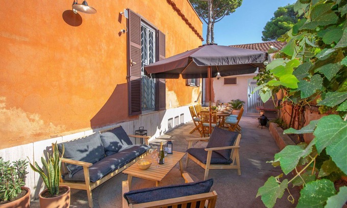 Anzio Villa | Maravillosa casa de vacaciones privada para 8 personas con A/C, WIFI, TV y mascotas permitida