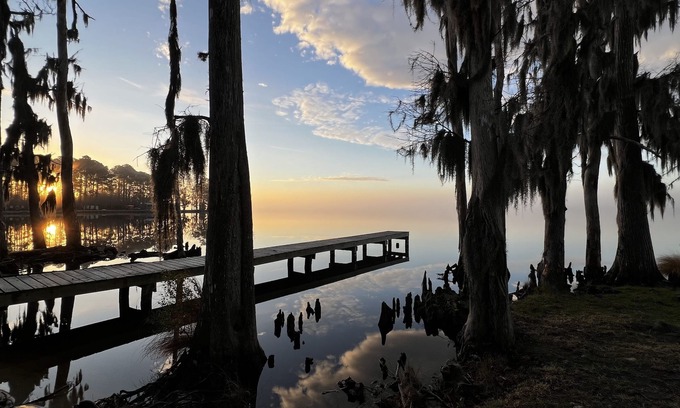 Columbia Casa | Hermosas puestas de sol, cipreses y retiro de musgo español