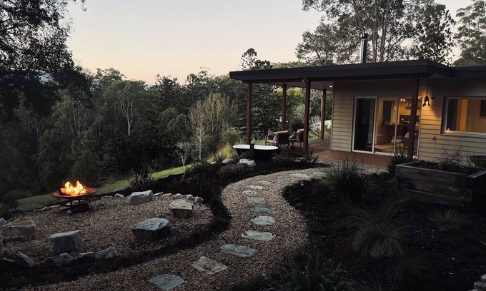 Bellingen Apartamento | BellingenMountainViewStudio-private,views,outdoor bath,fire pit,close to town!