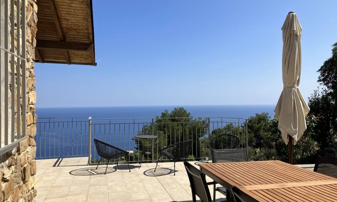 Cipressa Cabaña | BELVEDERE, pequeña villa con vista - Apartamento (CITRA 008021-LT-0025)