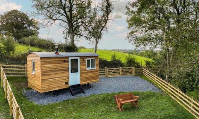 Ffaldybrenin Otro | Berllan Y Bugail Shepherds Hut