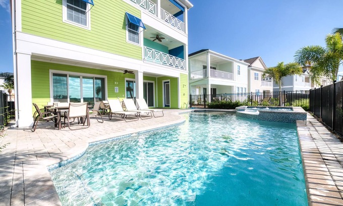 West Kissimmee Cabaña | Margaritaville Orlando Cottages - Cerca de Disney, servicio de transporte gratuito al parque temático 4KK, 4QQ, 8 baños