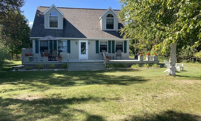 Lake Township Cabaña | BIRCH POINT on LONG LAKE-AWESOME WATERFRONT SETTING-SLEEPING BEAR DUNES