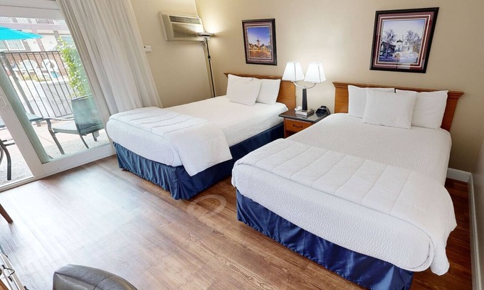 Solvang Apartamento | Boutique Hotel Double Queen Patio Room