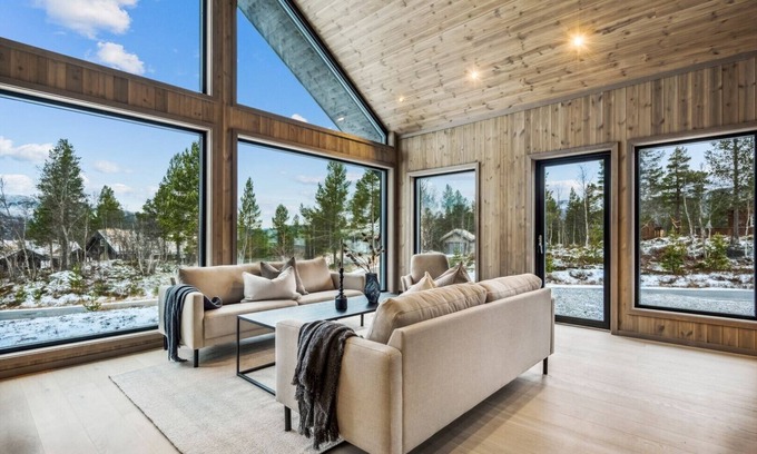 Bykle Casa | Brand new cabin at Hovden with 2 bathrooms and ski in/out cross-country skiing