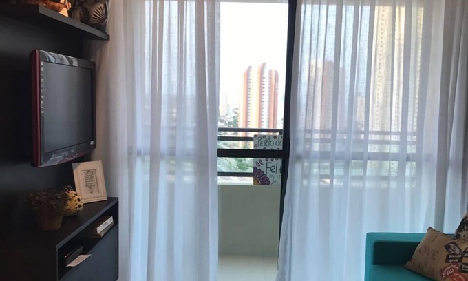 Ponta Negra Apartamento | Nuevo! Encajar en Ponta Negra muy acogedor!