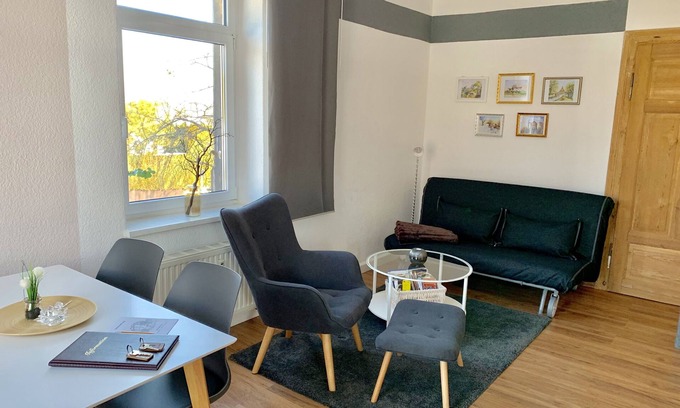 Omsewitz Apartamento | Apartamento moderno y luminoso con terraza y hermosa cocina en Dresde