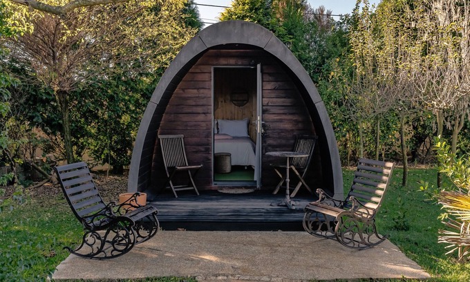 Ronfe Casa | Bungalow Villam con jardín compartido y aire acondicionado