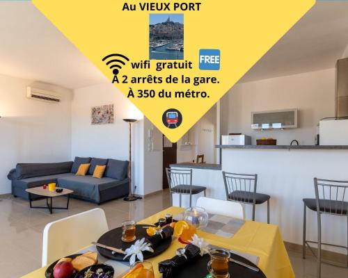 Hotel-de-Ville Apartamento | célèbre vieux port, Marseille