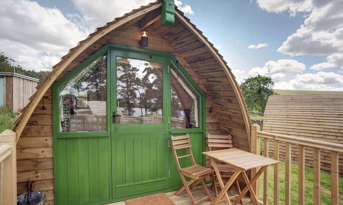 Langley-on-Tyne Chalet De Esquí | Cabaña en Northumberland con Vista al Lago
