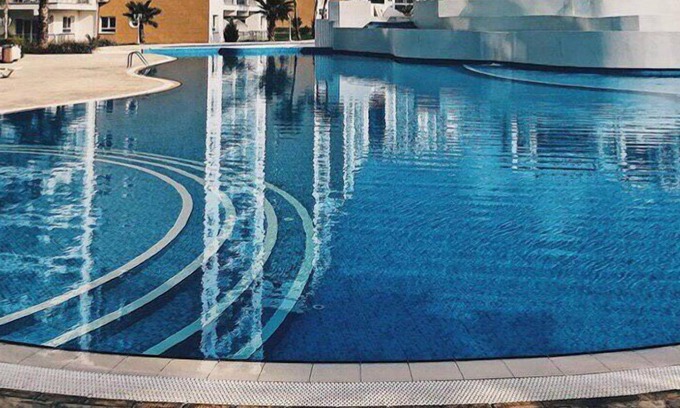 Larnaca Complejo | Caesar resort2 + 1Flat (piscina, gimnasio, spa, sauna, barbacoa, jacuzzi)