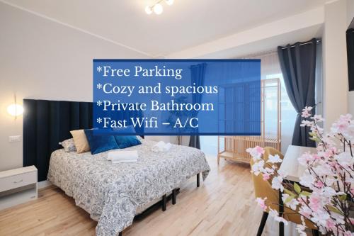 Quartiere XXIX Ponte Mammolo Casa | Camera con bagno privato, balcone, parcheggio gratis, 20 min dal Colosseo