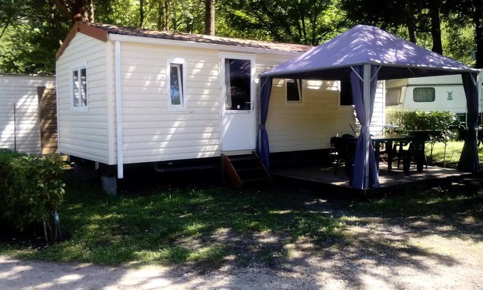 Saint-Jean-de-Valeriscle Casa | Camping L'Orée des Cévennes ** - Mobile Home Trigano AIR CONDITIONED 5 people