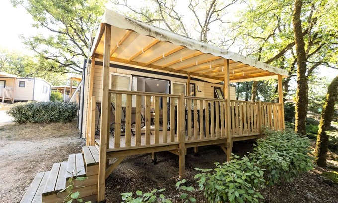 Crayssac Casa | Campsite Les Reflets du Quercy **** - Mobil home Comfort - 2 bedrooms 4 people