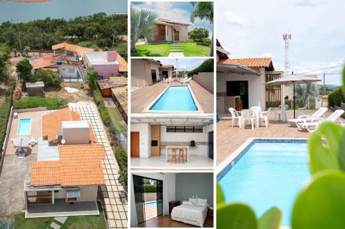 Capitolio Casa | Casa com piscina vista para lago, 03 quartos confortáveis
