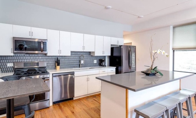 Pulaski Park Casa | Central Chicago Suite Access to Patio!!! Suite 1