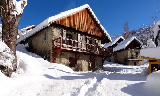 Albiez-le-Jeune Chalet De Esquí | Chalet 12 personas - Saboya - 160m2 - Hermoso balcón con vista a las Aiguilles d'Arves