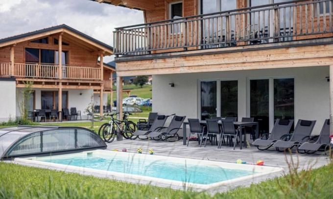 Inzell Apartamento | Chalet 13 with sauna and summer pool for max. 6 people